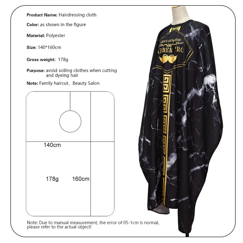 Professional Salon Haircutting Cape and Apron