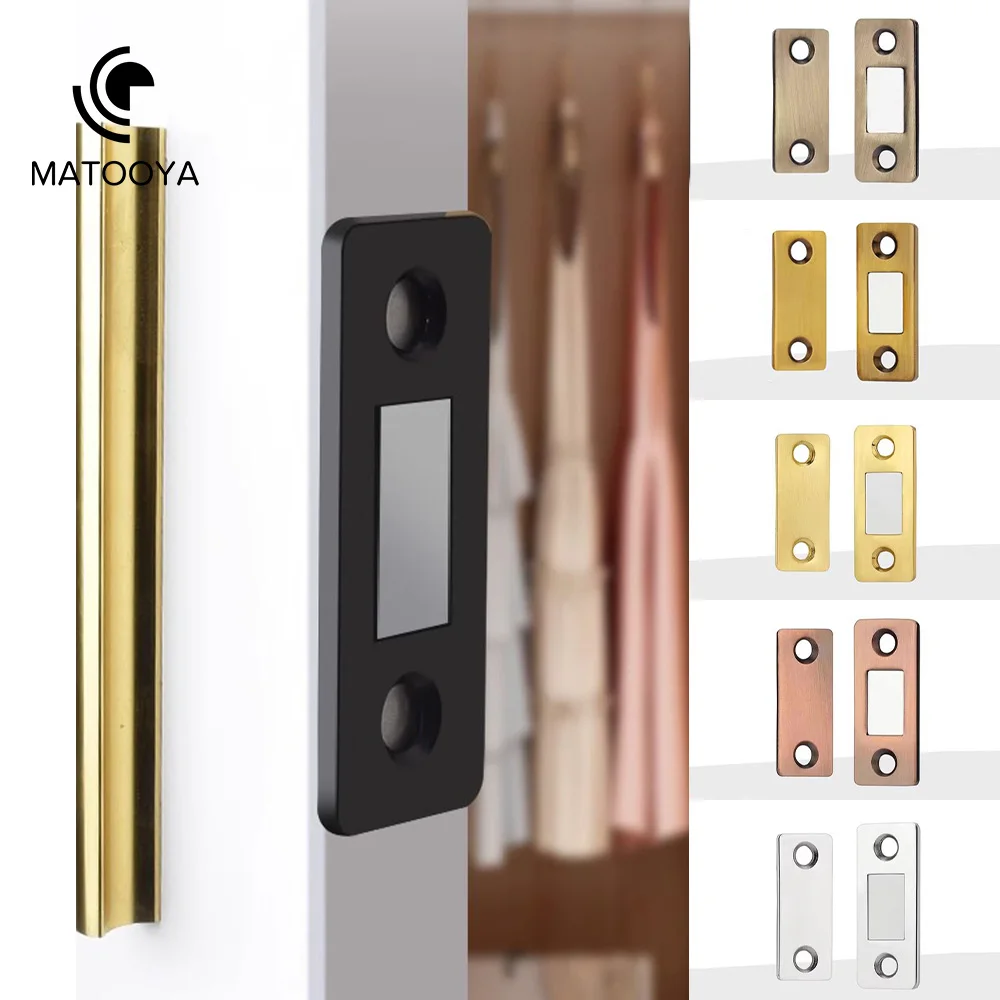 2pcs Catches Hidden Door Closer Strong for Furniture Door Catch for