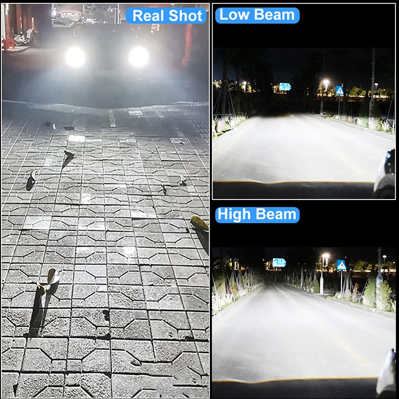 6500W H7 LED 자동차 헤드라이트 전구 60개 CSP 칩 캔버스 무오류 미니 사이즈 자동차 라이트 6000K12V 초고휘도 빠른 냉각 플러그 앤 플레이
