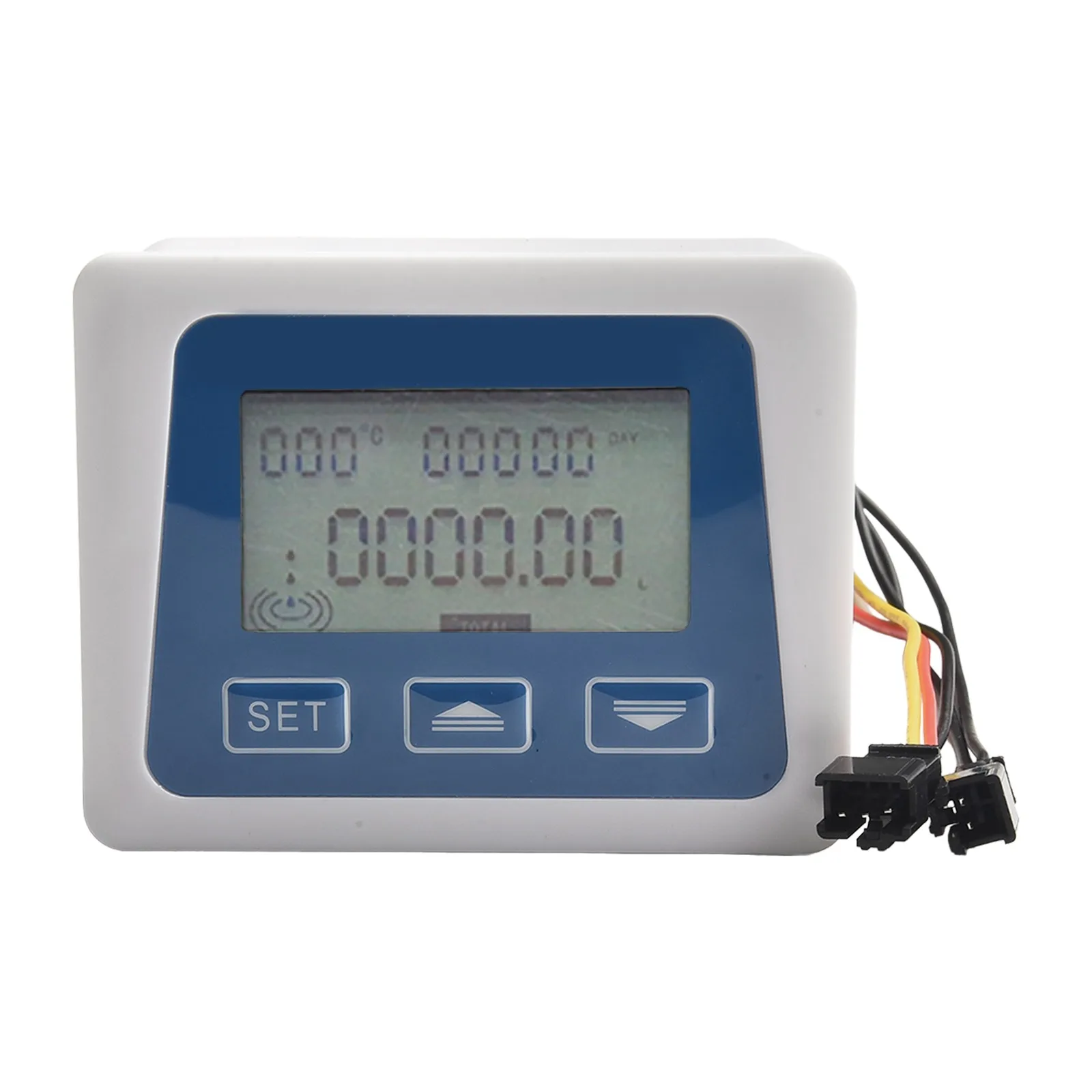 LCD Readout on a Smart Digital Meter designed to Monitor Fluid Levels ...
