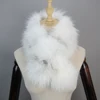 2025 Winter New Arrival Knitted Women Real Fox Fur Scarf Fluffy Warm Winter Natural Fur Scarves Female Fashion Short Neck Warmer 6