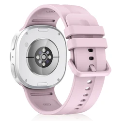 Enhanced Silicone Sports Watch Band - Universal Fit, 22mm Strap for Classic and Modern Smartwatches (Offical Pink)