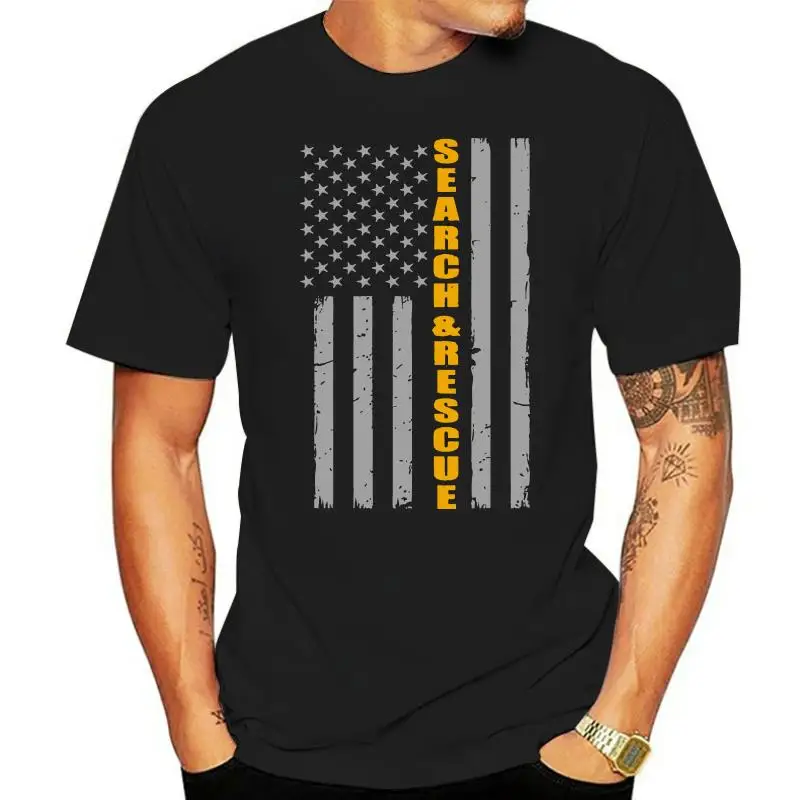 Clothing Search And Rescue Thin Orange Line Flag T Shirt 8574