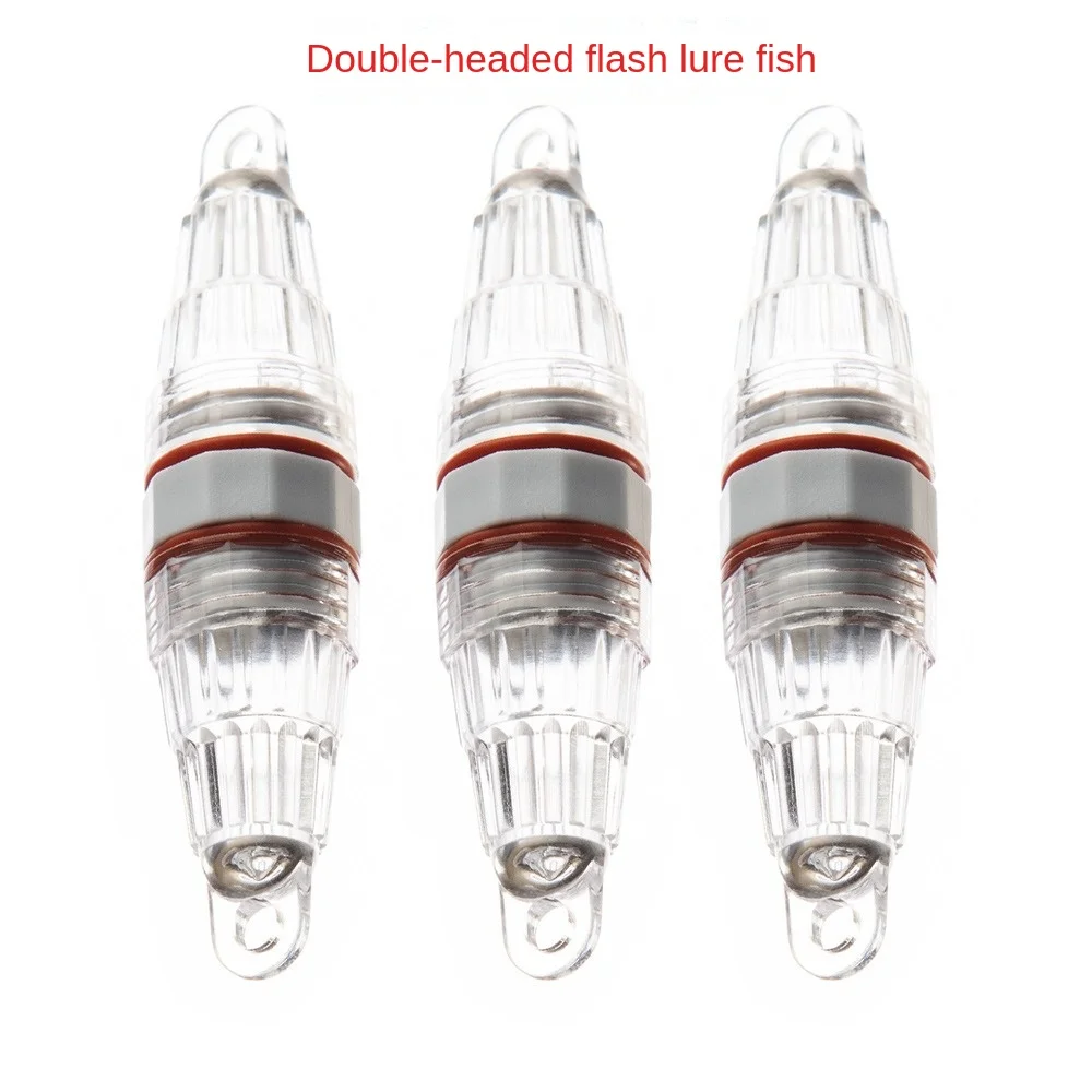 Fishing Tools Plastic LED Fish Lamp 4 Colors Attracting Fish Bait Light Underwater Deep Drop Fishhooks Lure Light