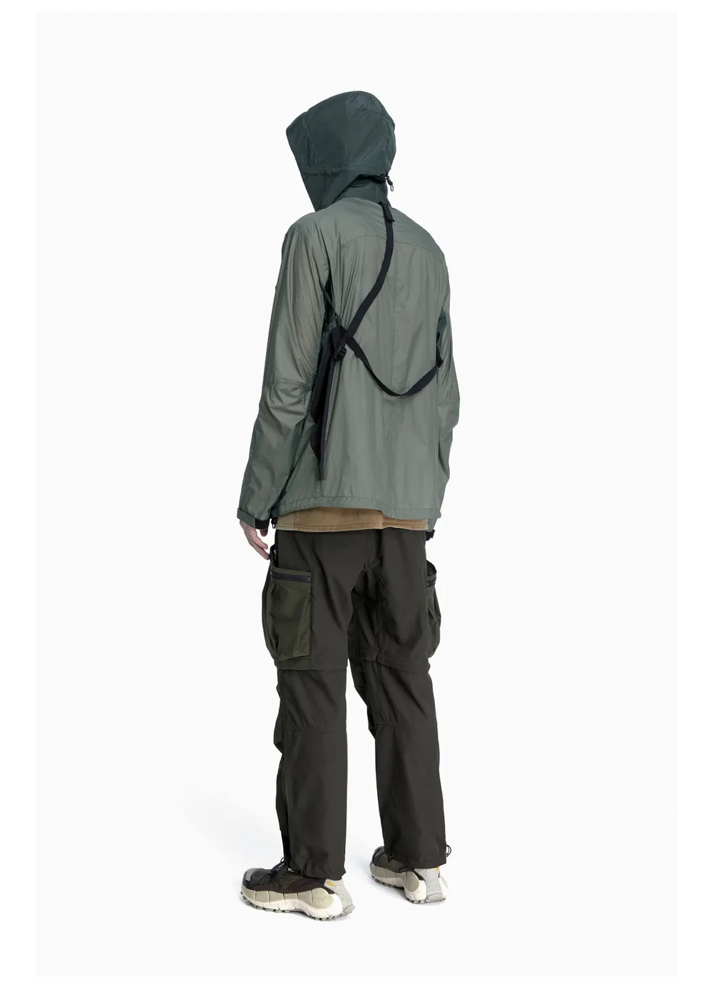 Reindee Lusion 23ss Light breathable UV protection jacket high collar shape adjustable hood techwear gorpcore