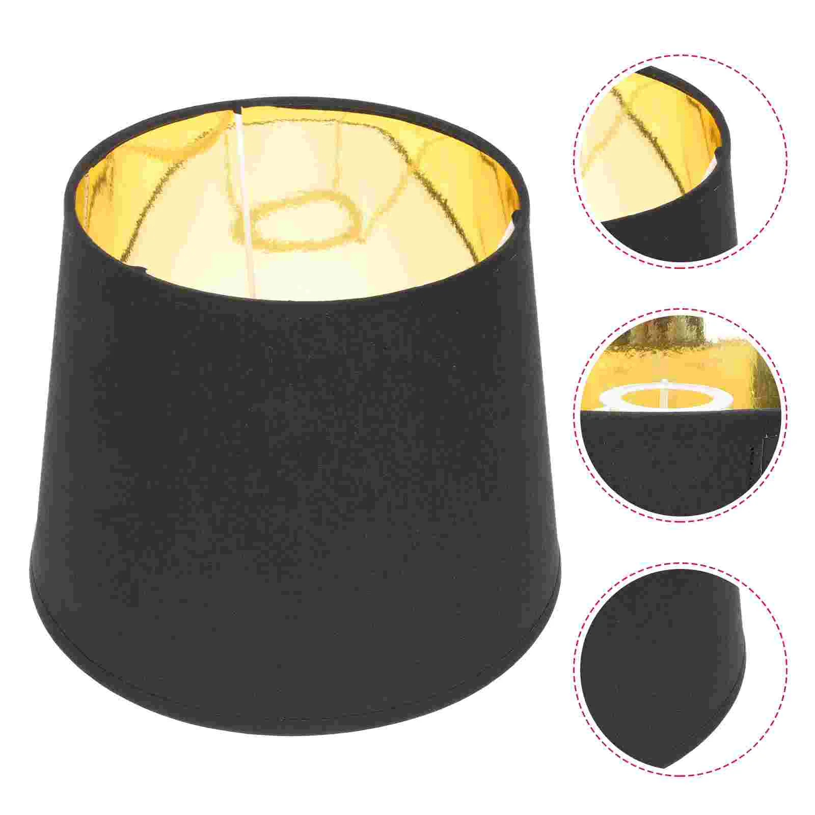 

Lampshades for Table Drum Conical Black Pendant Light Chandelier Ceiling Fabric Floor
