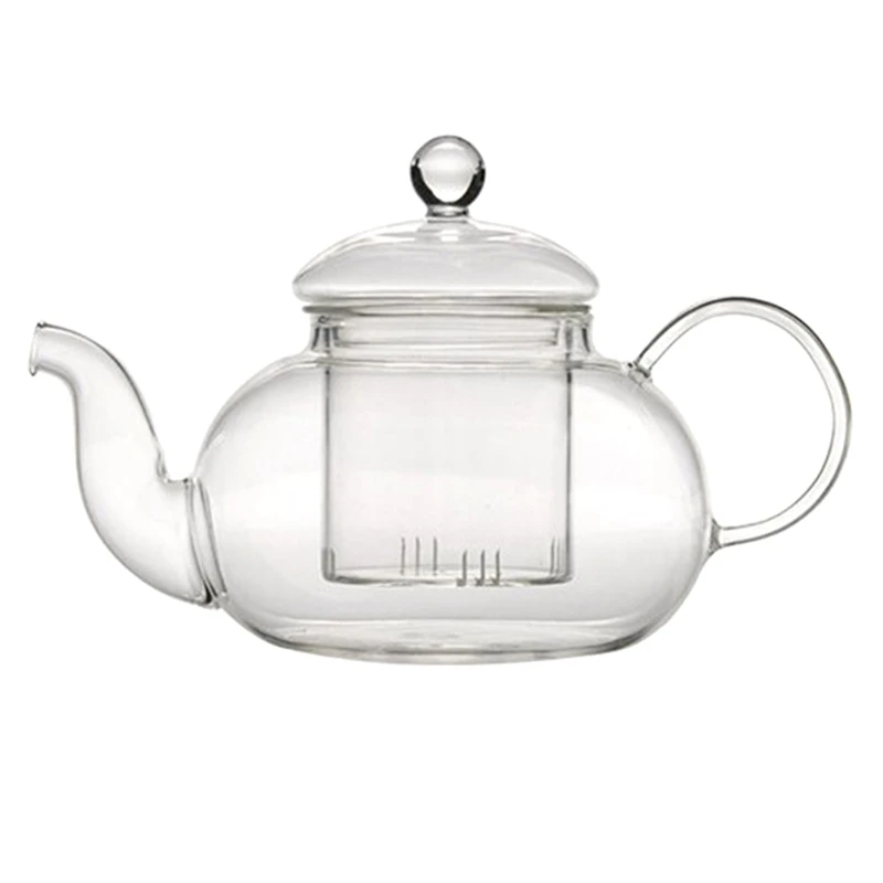 Heat Resistant Glass Teapot Filter Kung Fu Tea Set Six Person Pot Borosilicate Pot 600MlTeapots