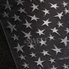 1pcs Magical Pink White Star Nail Stickers 3D Metal y2k Nails Metal Silver Gold Nail Charms Sliders Manicure Accessories 4