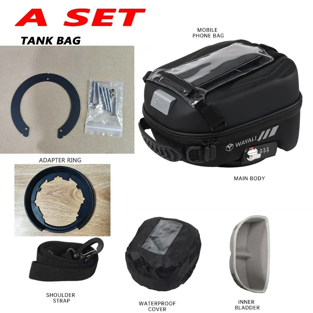 오토바이 탱크 가방, 혼다 CBR1000RR CBR1000RR-R CBR1000 CBR 1000 RR 1000RR 용 러기지 백, 탱크 잠금 가방, 레이싱 보관 배낭