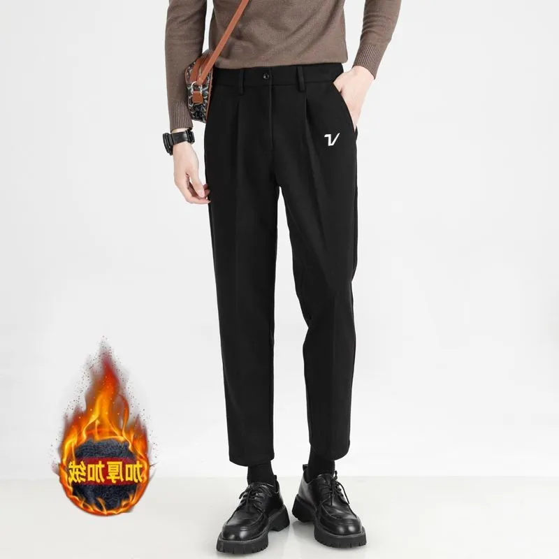 신상바지 High Quality Golf Pants Men's Golf Wear Winter New Suit Pants Thickening Keep Warm Casual Men's Clothing 명품