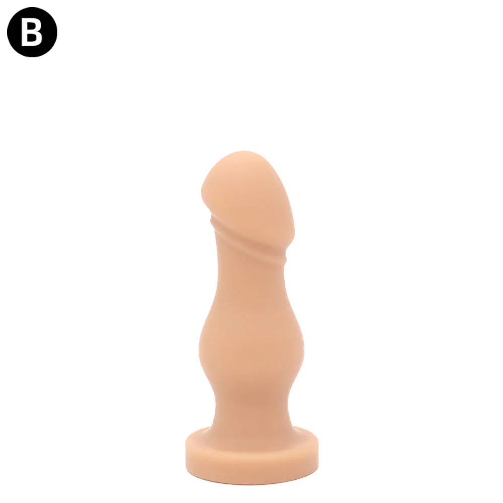 Soft Dildo Anal Plugs High Quality Silicone Butt Plug with Strong Suction Cup Female Masturbator Erotic Sex Toys for_voghion.com