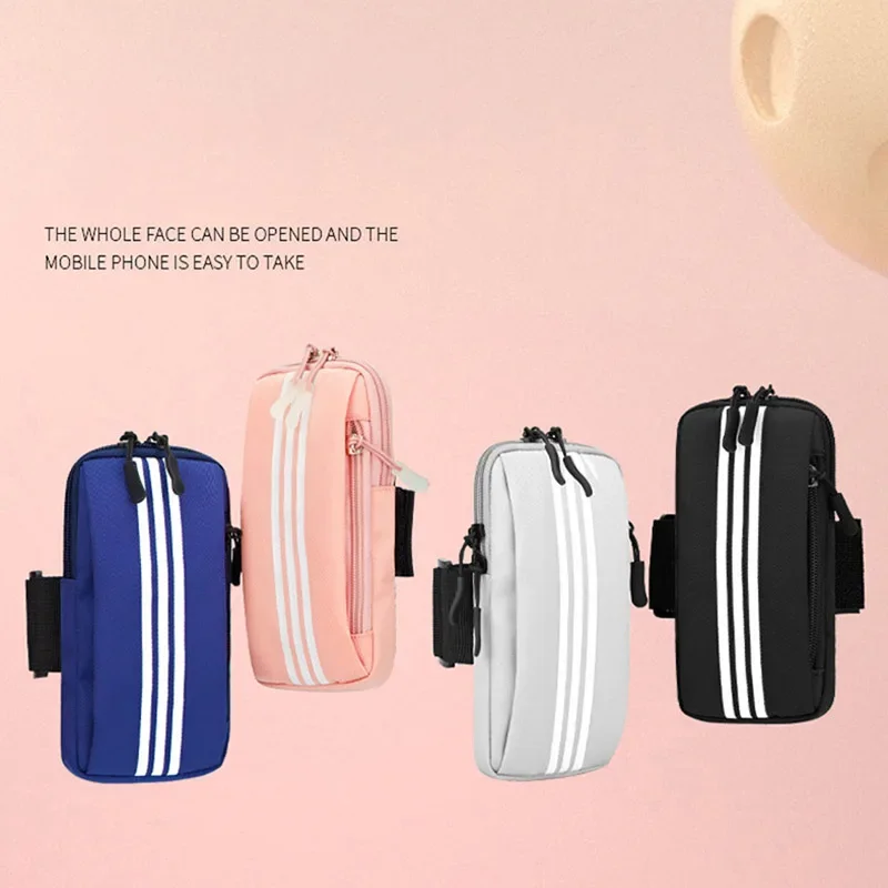 Sports Armband Bag Running Outdoor Hand Holder Case Comfortable Armbands Universal Phone Pouch Mobile Phone Arm Bag 2