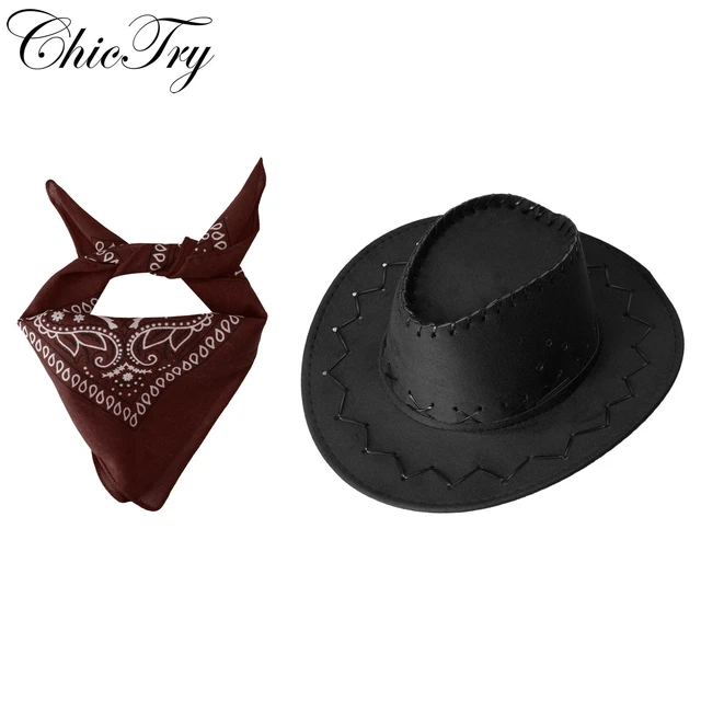 vamei Déguisement Cowboy Enfant Costume Cowboy Enfant avec Chapeau