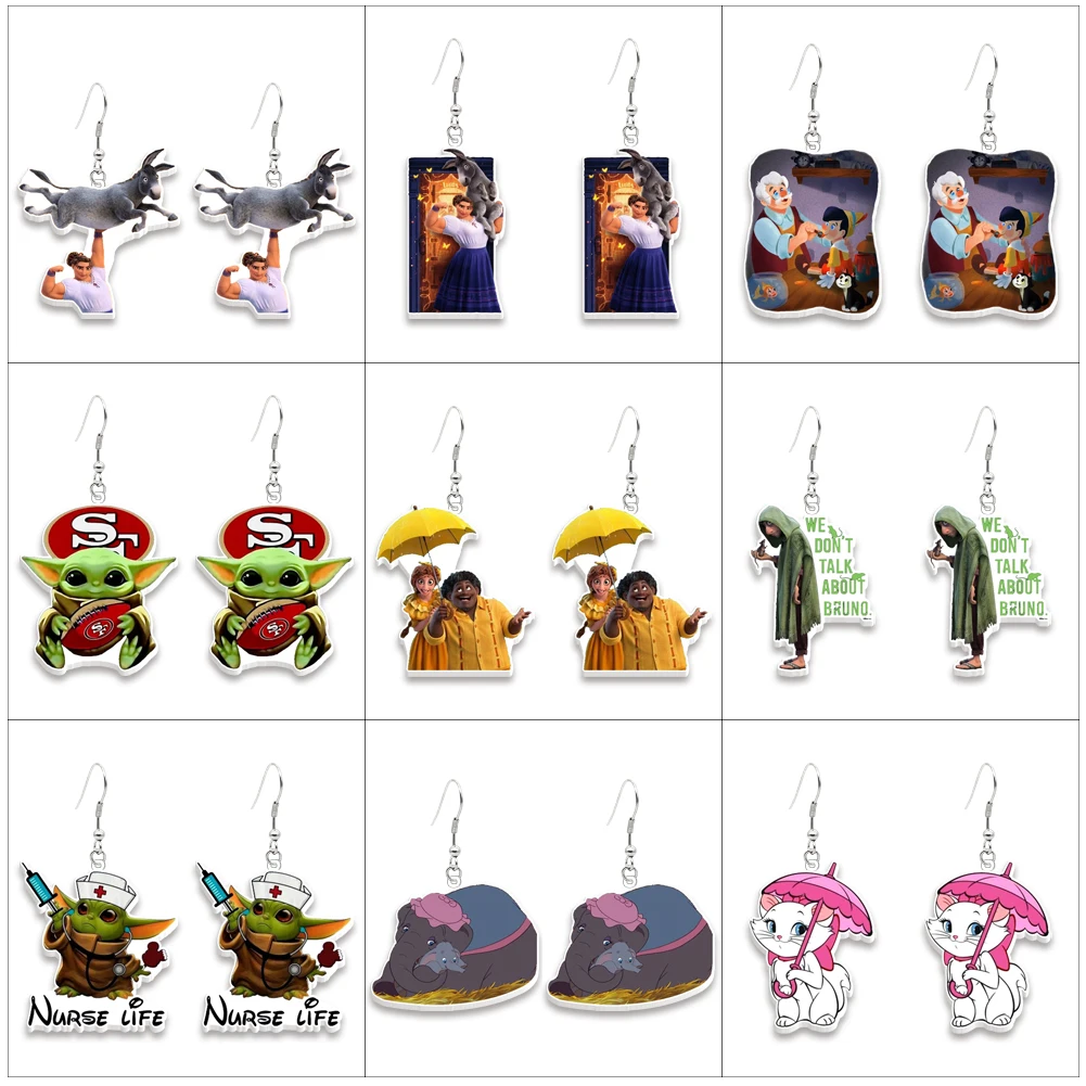 Orecchini Disney Star Wars Master Yoda Orecchini Gioielli Firmati Per Uomo Orecchini Disney