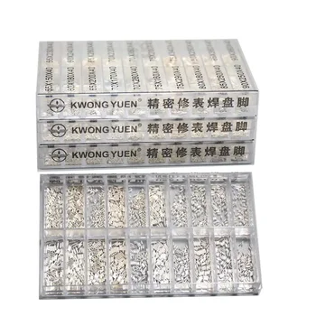 Assortimento di Piedini per Quadranti di Orologi in Argento, Parti Saldate, 1 Scatola, Ricambi per Riparazioni di Orologi da Polso per Orologiai, Spedizione Diretta