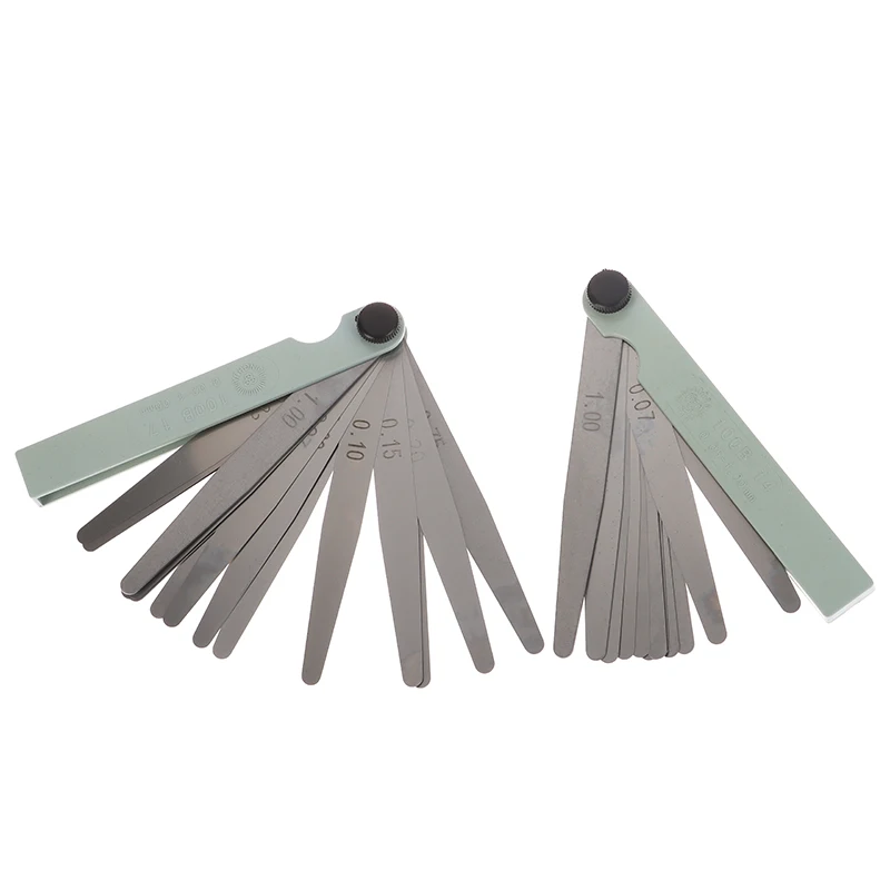 0.05-1.0mm 14/17 Sheet Stainless Steel Thickness Gauge Measuring Tools Thickness Gauge Metric Set