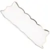 4 Pcs Square Paper Lace Plate Party Trays for Serving Food Utensils Dessert Fruit Platters Cardboard and Parties 1