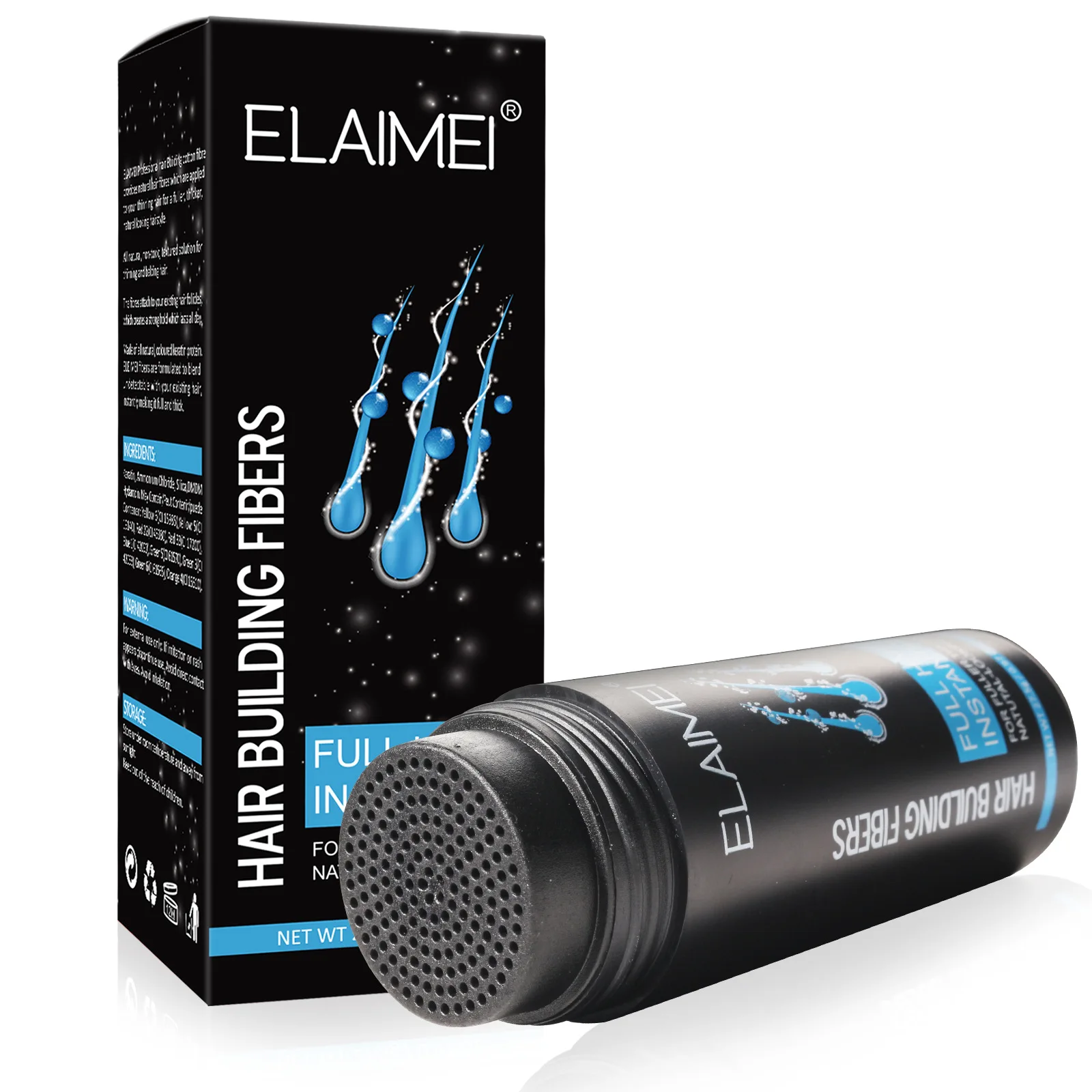 4color ELAIMEI Keratin hair fiber powder hair fiber powder thickening
