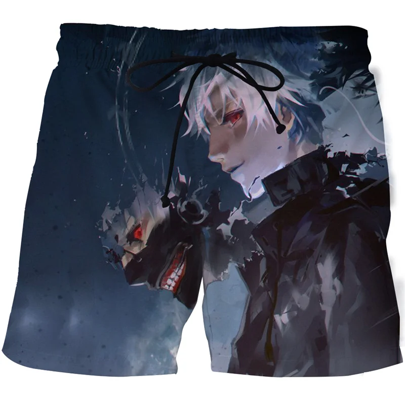 Tokyo Ghoul Beach Shorts Anime 3D Printed