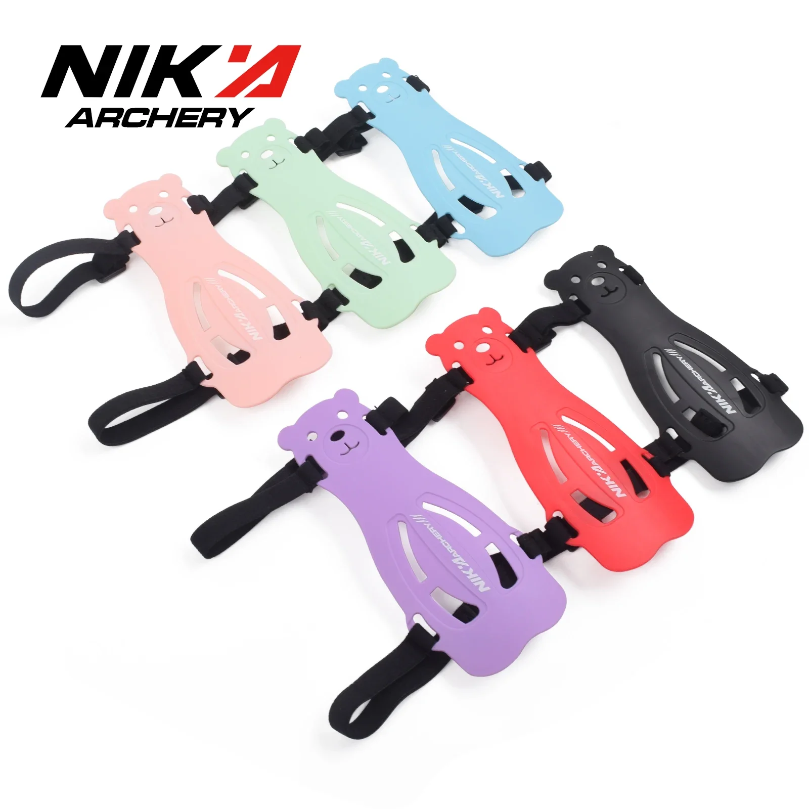 Archery Plastic Bear Arm Guard 1PC For Archers Soft Protector Gear Safe Rubber Adjustable Archery Hunting
