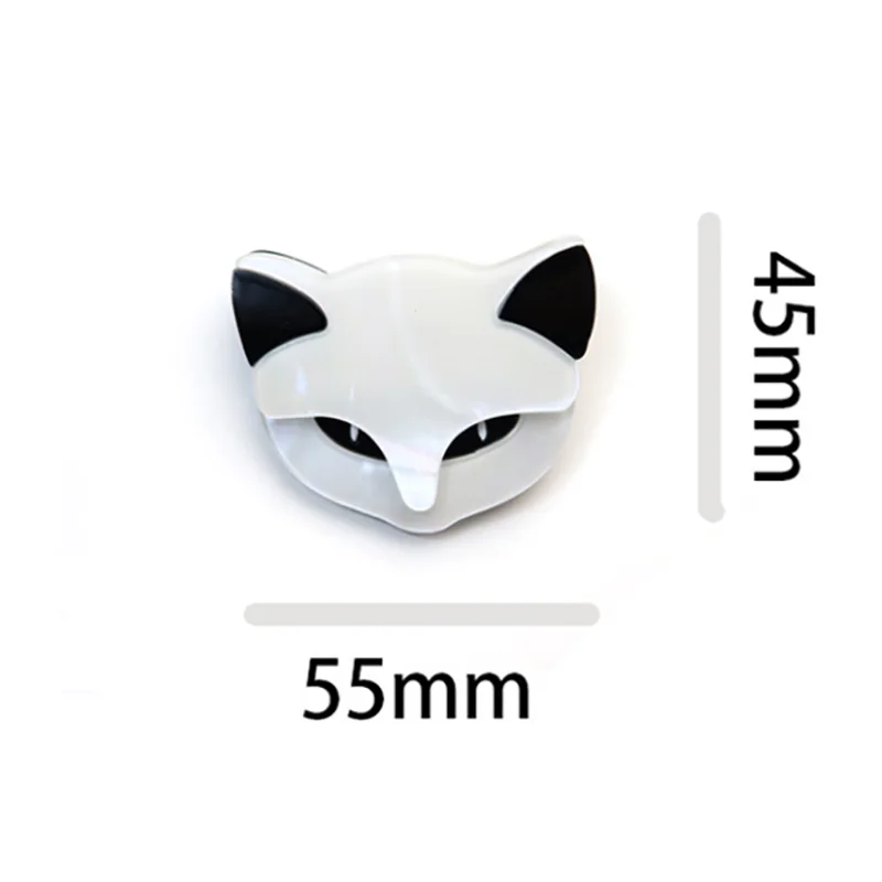 Spilla Gatto In Smalto DOWAY - Design Floreale, Regalo Per Amanti Gatti, Ipoallergenica - Foto 2