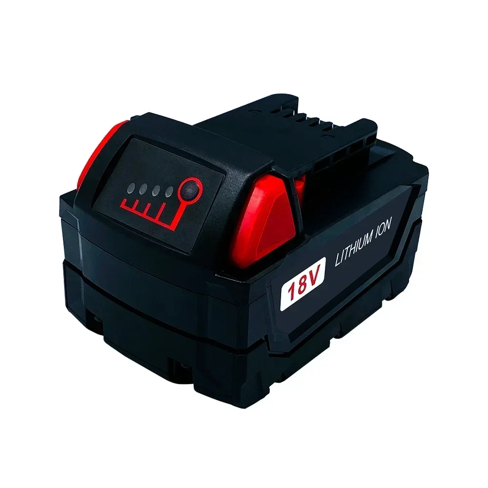 Für Milwaukee M18 Elektrowerkzeug-Akku, Ladegerät, BR, XC, 18 V, 12800 mAh M18B5, 48-11-1860, integrierter 18650-Akku – Detail 3