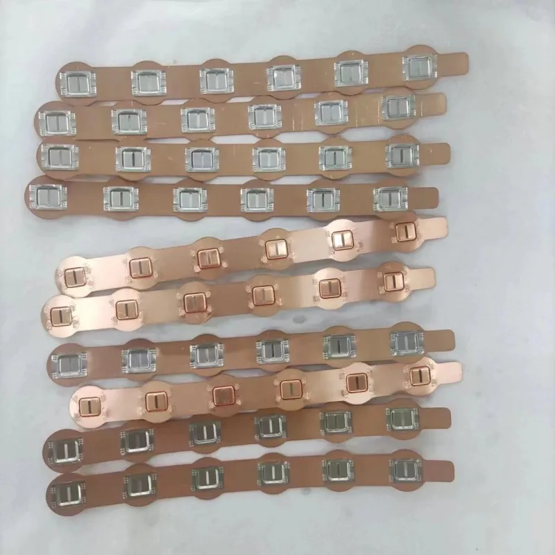 구리 버스 21700 배터리 양극 및 음극 구리 니켈 바, 0.3mm, 고전류 200A, 커스텀 가능, 10 개
