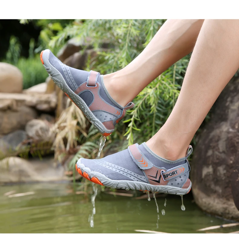 Chaussures Eau Barefoot Quick-dry Chaussures Aquatiques Femme Mabove - Semelle Antidérapante - Séchage Rapide - Aquashoes Shoes Natation Surf Fitness