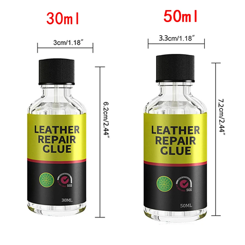 Leather Repair Gel 30/ 50ml For Car Seats Sofa Jacket Purse Shoes