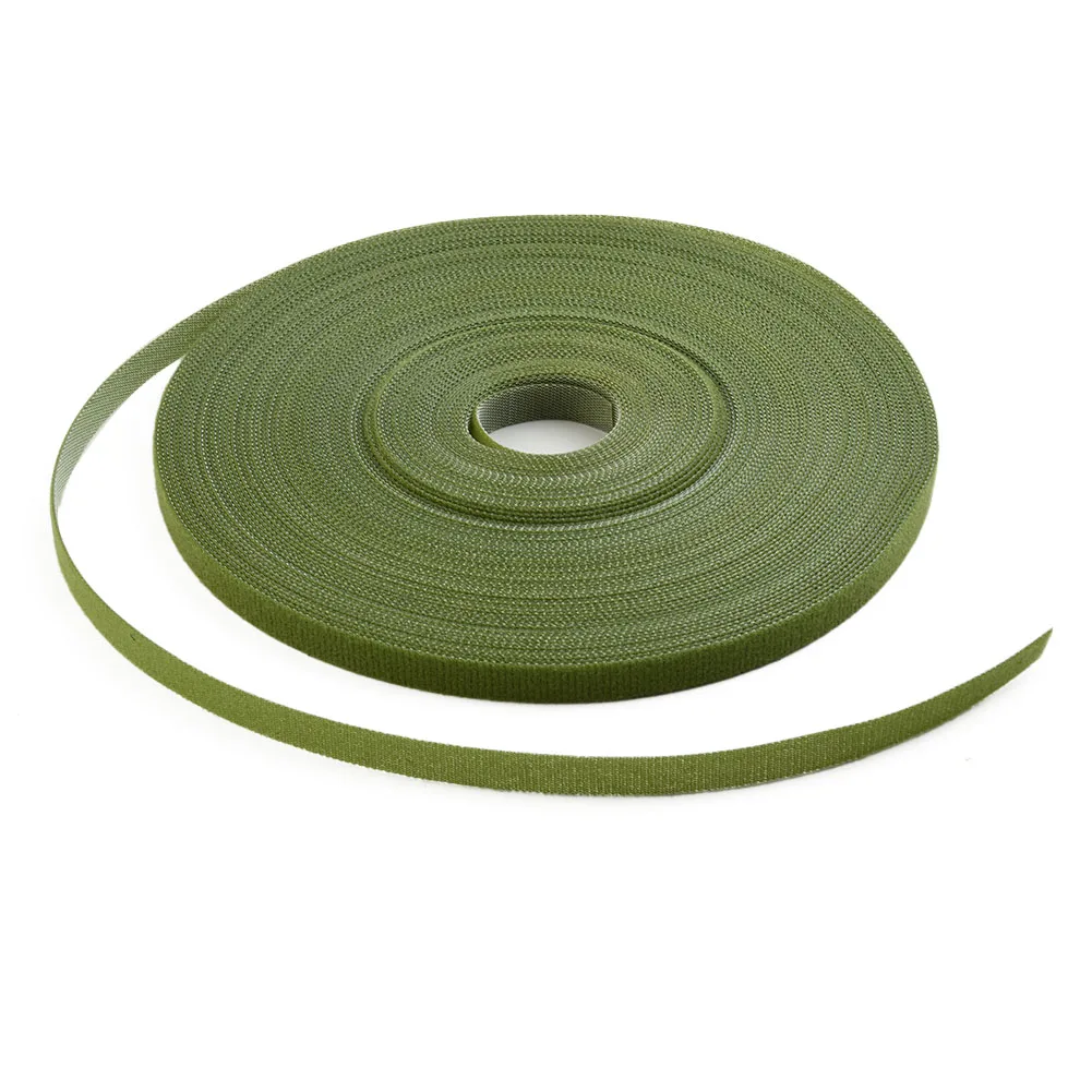 

25M Plant Tie Resealable Cable Tie Supports 1 Roll Bamboo Cane Wrap Green Garden Twine Nylon Organizer Durable