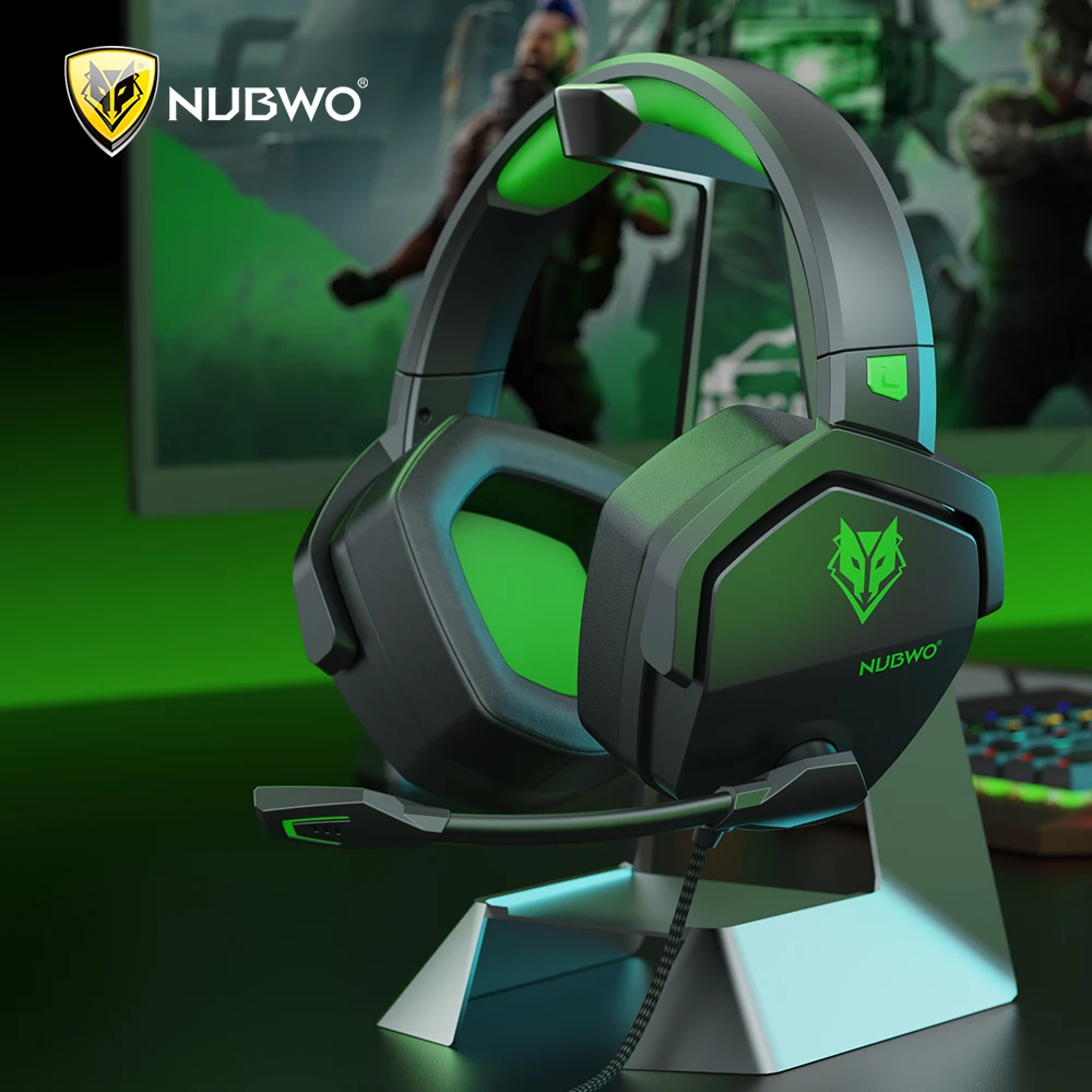 NUBWO N16 Gaming Headset Noise Canceling Mic, Stereo Sound