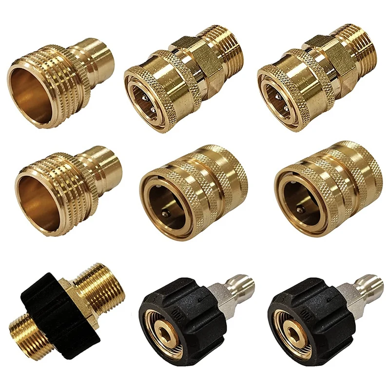 

Gasket Adapter Set, Quick Disconnect Kit, M22 Swivel To 3/8 Inch Quick Connect, 3/4 Inch (-1.9 Cm) For Quick Release