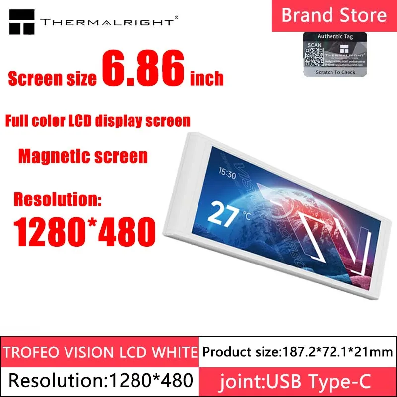 شاشة Thermalright TROFEO VISION LCD مقاس 6.86 بوصة...