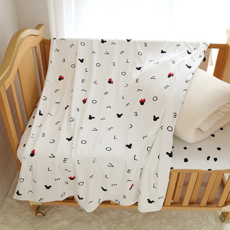 Baby Bedding Set Kids Quilt Cover Without Filling 1pc Cotton Crib Duvet Cover Cartoon Baby Cot Quilt 150*120cm CJ185