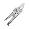 MacWork 5 in. Long Nose Locking Pliers Mini Locking Pliers 5 Inch Long Nose Mini Locking Pliers For DIY Hand Repair Tools 4
