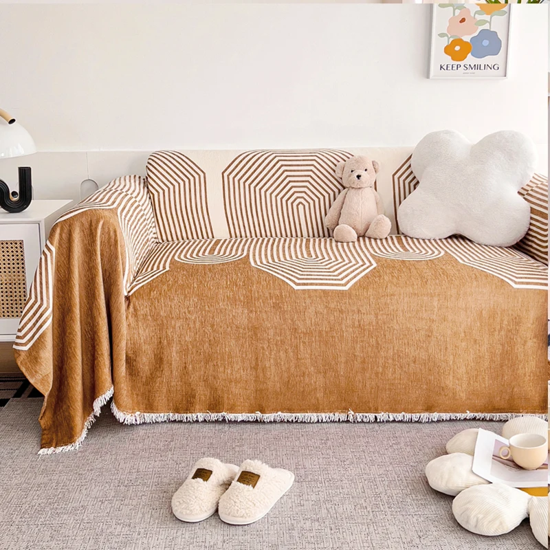 Thicken Sofa Cover Washable Soft Pet Friendly Multifunction Sofa Towel Sofa Slipcover for Living Room Armrest Corner Sofa 6