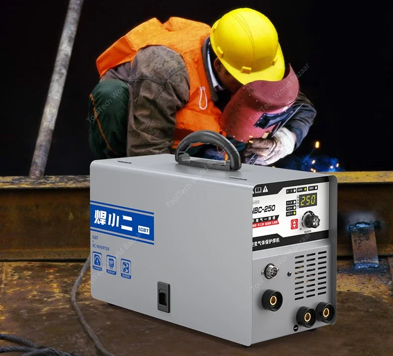Gas shielded stainless steel plate spot welding machine integrated electric welding machine dual-purpose 220V small