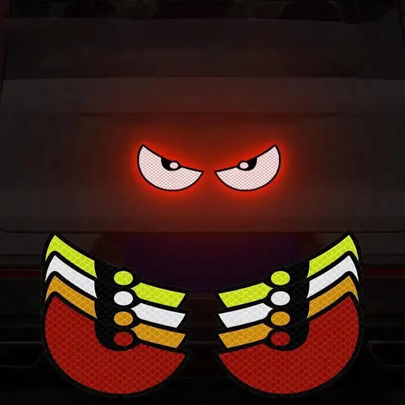 For Refer To Description Reflective Stickers For Motorcycles Funny Cat's Eye Car Stickers Multi-Purpose Motorcycle Decals