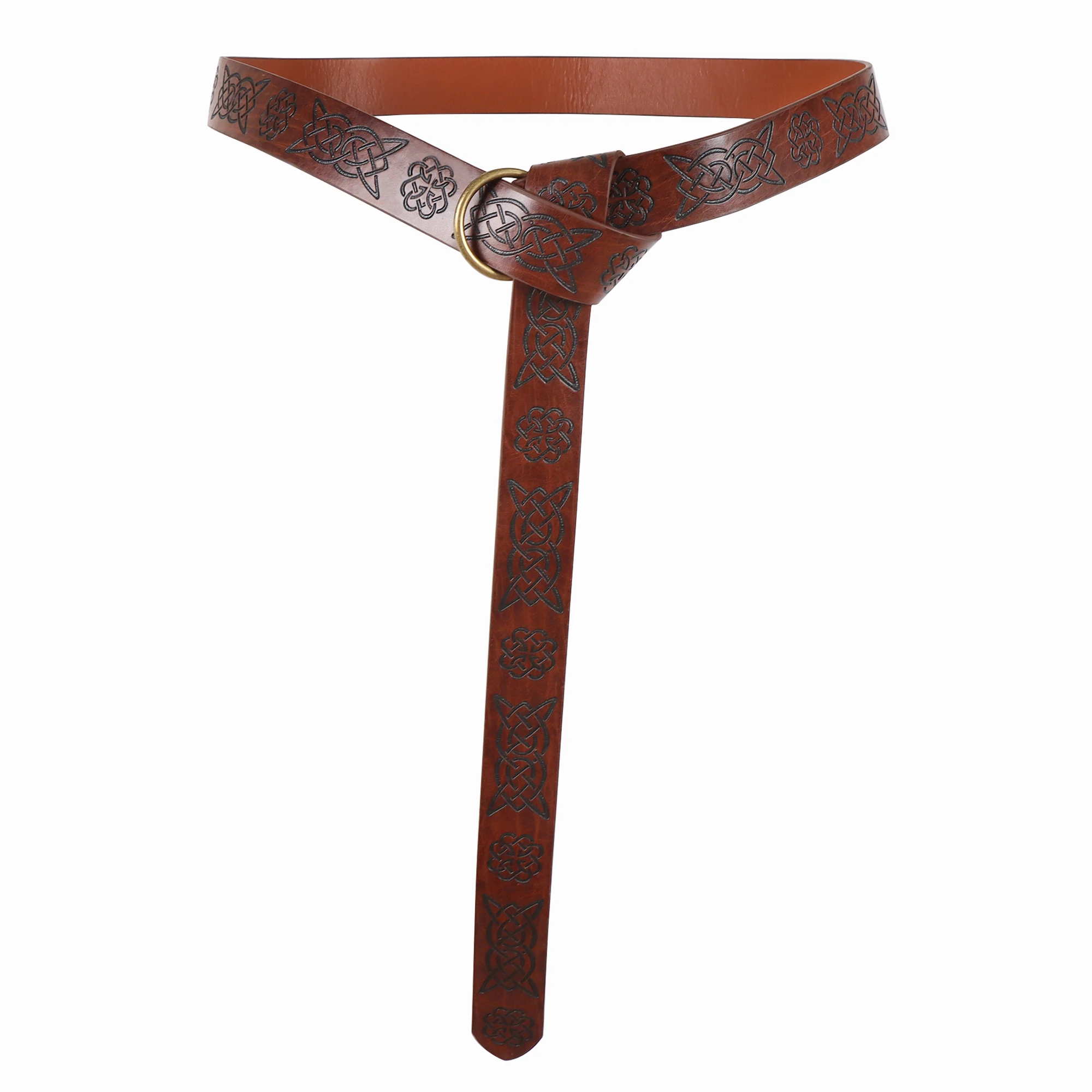 Set Accessori Medievali Per Costumi - Cintura, Borsa E Bottiglie Pozioni, Marrone - Foto 3