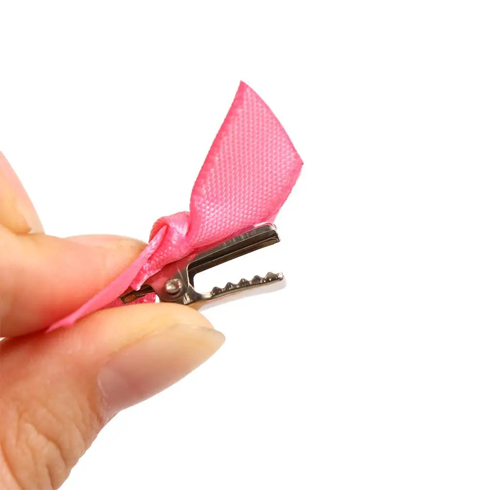 Headwear Cloth Korean Style Balletcore Clips Hair Barrettes Hair Accessories Balletcore Bow Hairpin