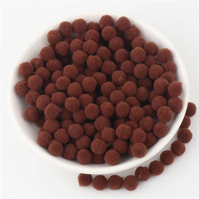 Wholesale 8mm Soft Fur Pompoms for Arts, Crafts, and Home Décor