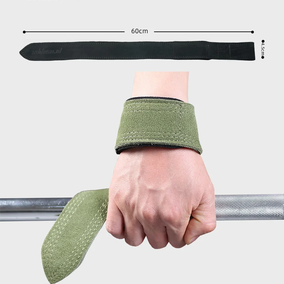 Bracelets De Musculation En Cuir – Poignets D'haltérophilie, Taille L, Professionnels, Neufs