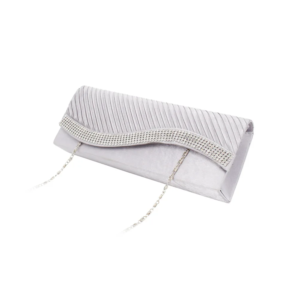 

Fashion Silk Satin Women Bag Wallet Design Purse 2023 Hot Sale Handbags For Women Clutch Purse Luxury Bag Ladies Evening Bag