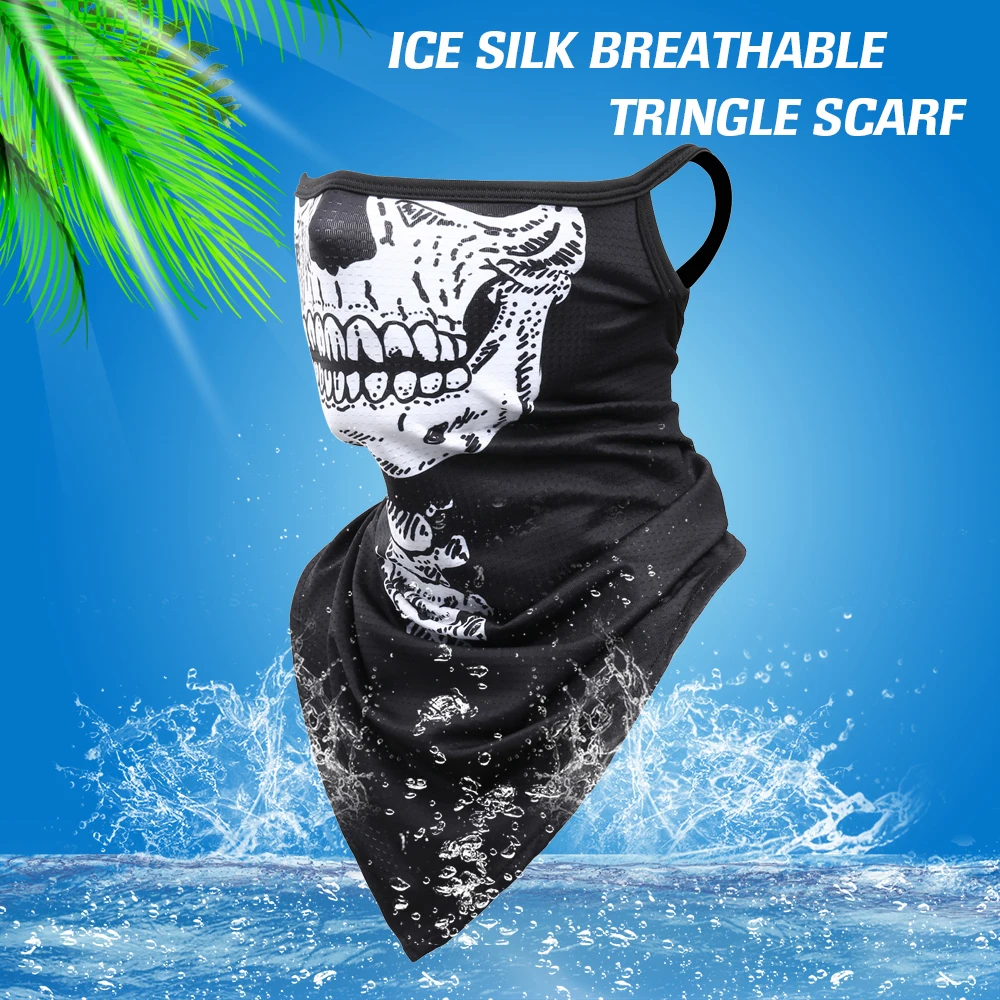 Bandana Scarf Neck Warmer Men Women Summer Skull Triangle Face Mask Cycling Hunting Hike Fishing Ski Sports Outdoor
