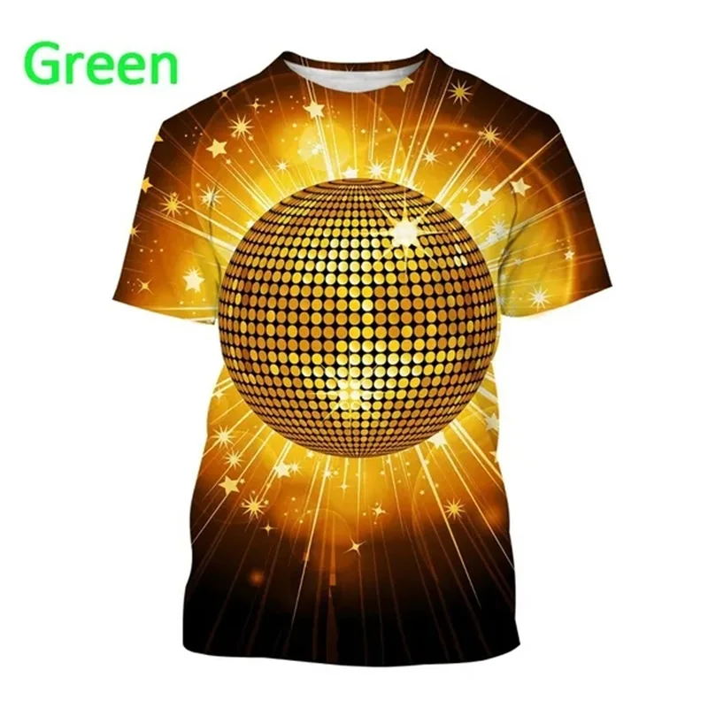 Disco Ball 3D Print Mens Short Sleeve T Shirt