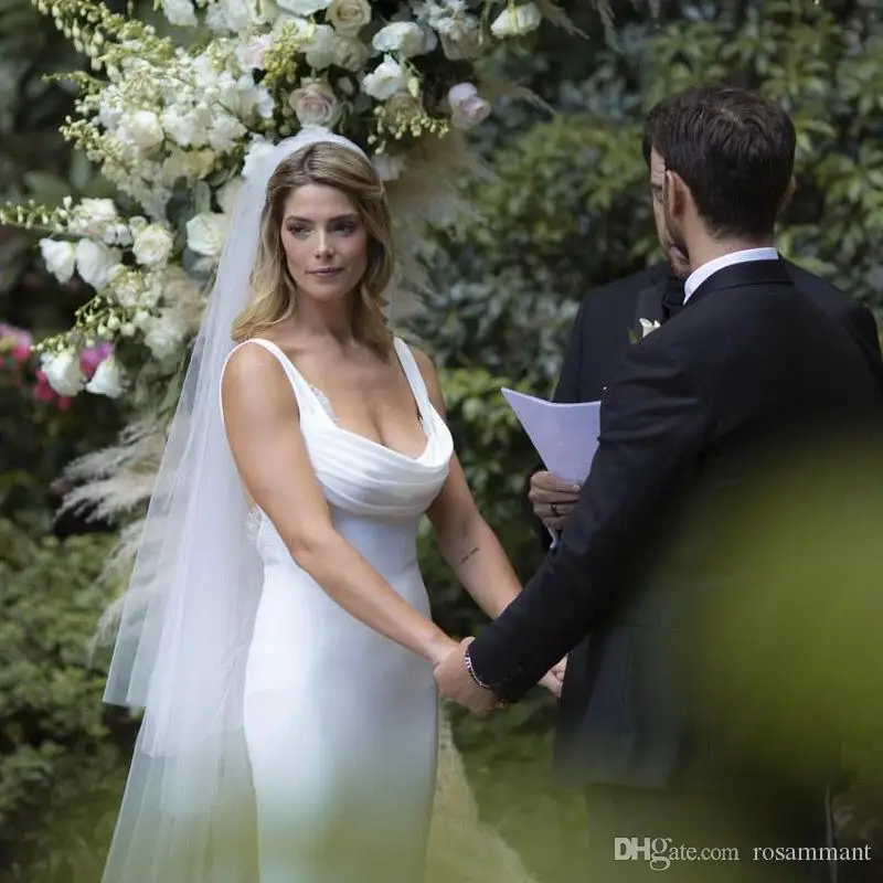 Bridal Elbow Length Cut Edge Wedding Veil bridal veil With Comb Tulle 2T White Ivory Black