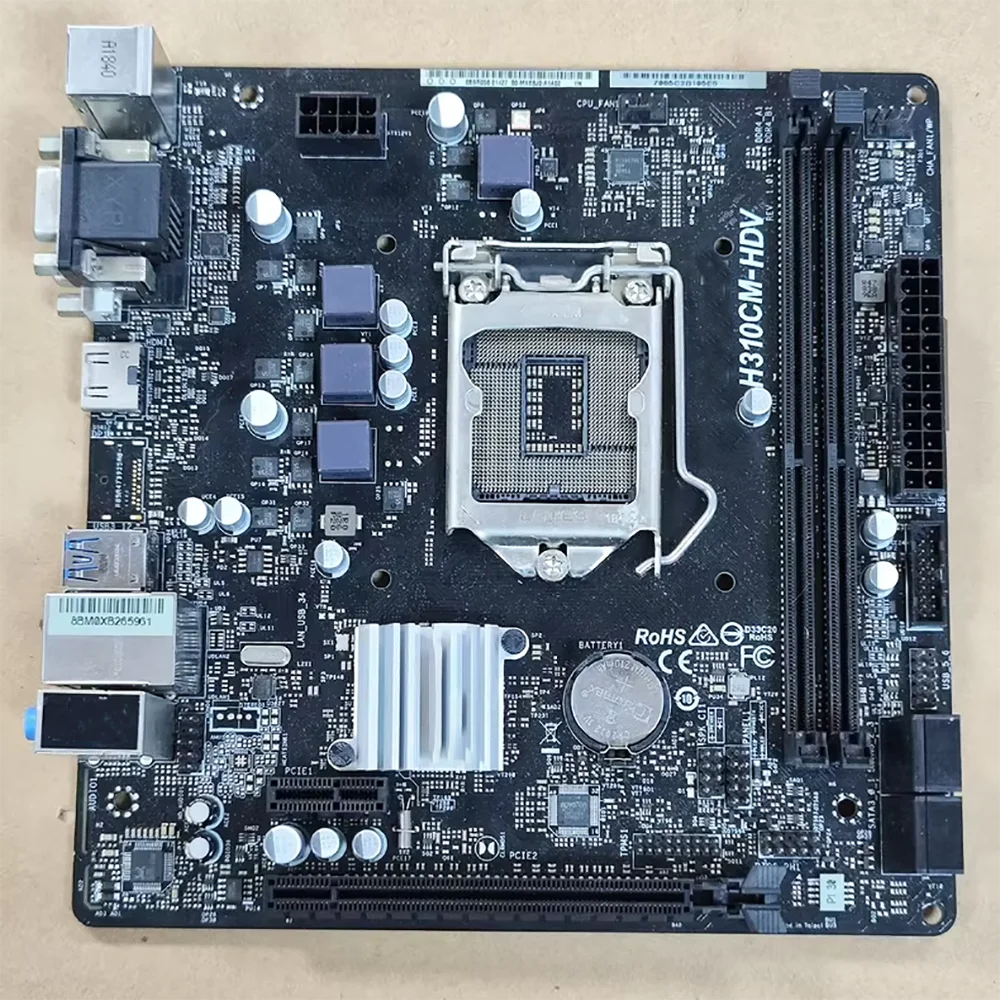 DDR4 VGA 마더보드 H310CM-HDV
