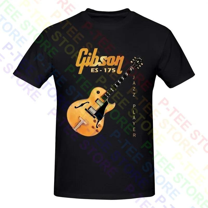 Gibson Es - 175 Guitar Jazz Player Shirt T-Shirt Tee Cute Cotton Vintage Alta Qualità