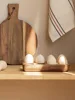 Egg storage tray, Acacia wood Japanese solid wood egg tray, kitchen and home refrigerator, creative breakfast egg box 3