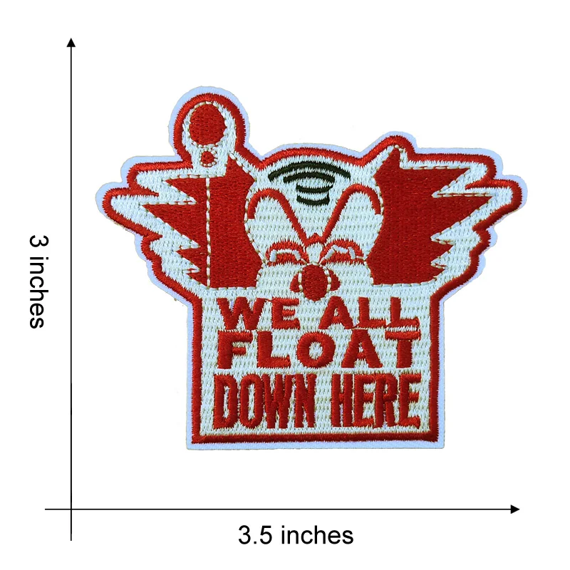 Biohazard Symbol Horror Movie Embroidery Patch - Psycho Clown Halloween Clothing Accessory